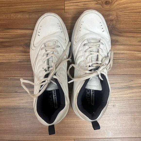 BCG Memory Foam Sneakers Mens 10.5 White Walking Training Shoes - Picture 5 of 8